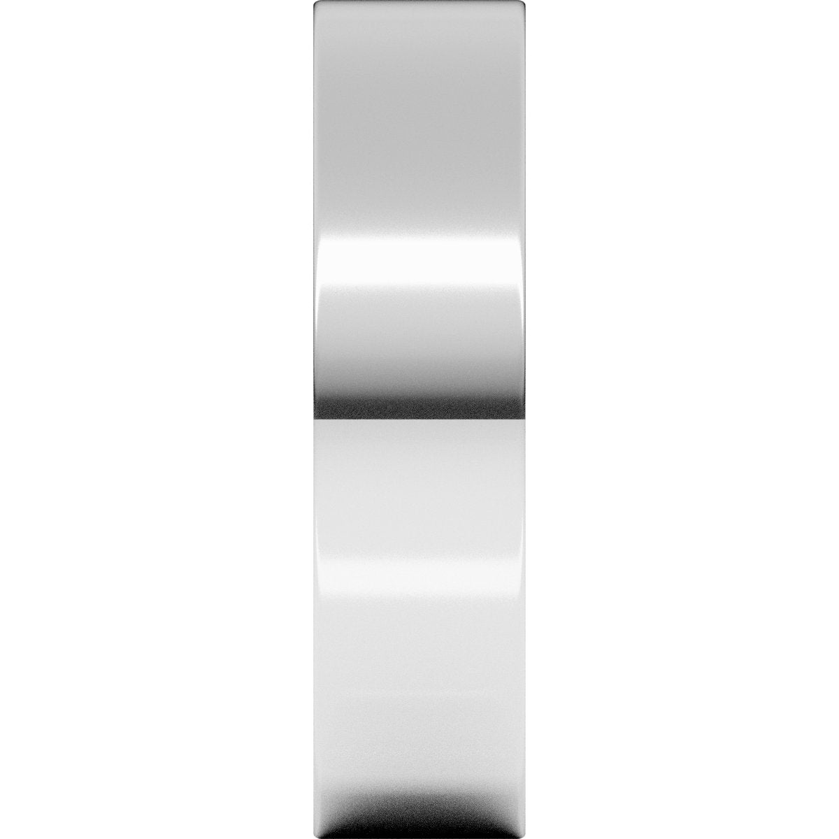 5 mm Flat Band in 14k white gold