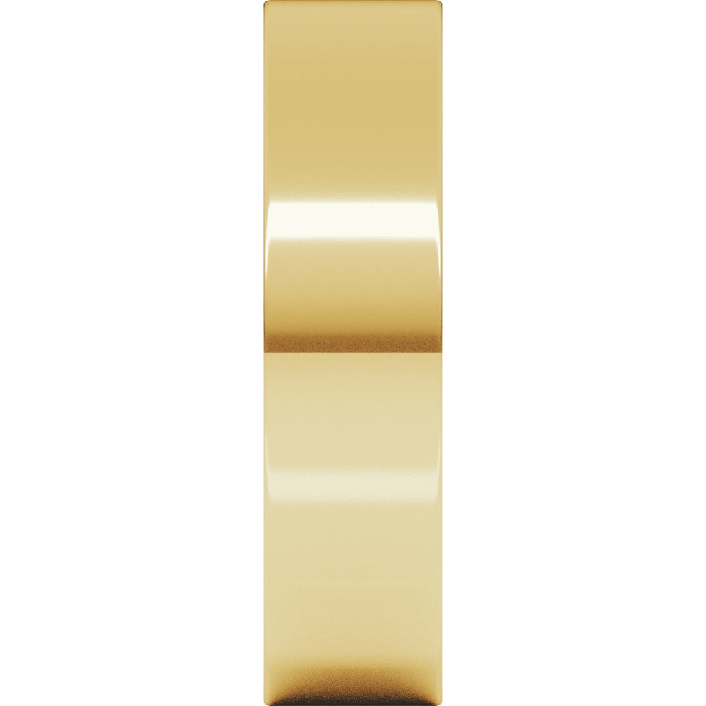 5 mm Flat Band in 14k yellow gold