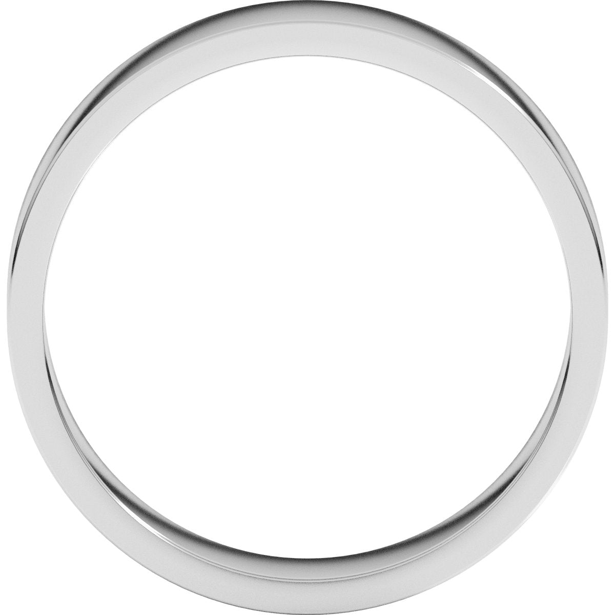 5 mm Flat Band in 14k white gold