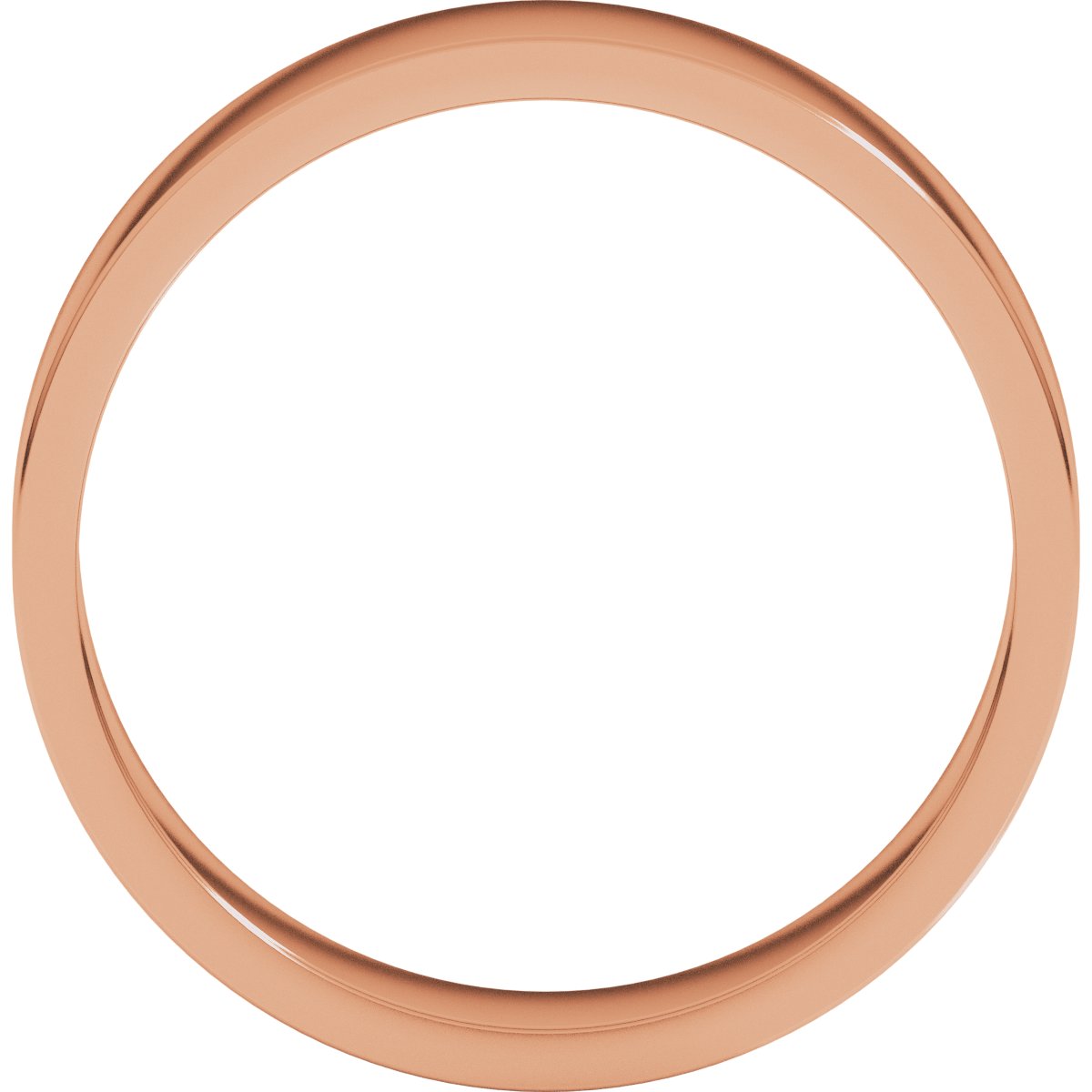 5 mm Flat Band in 14k rose gold