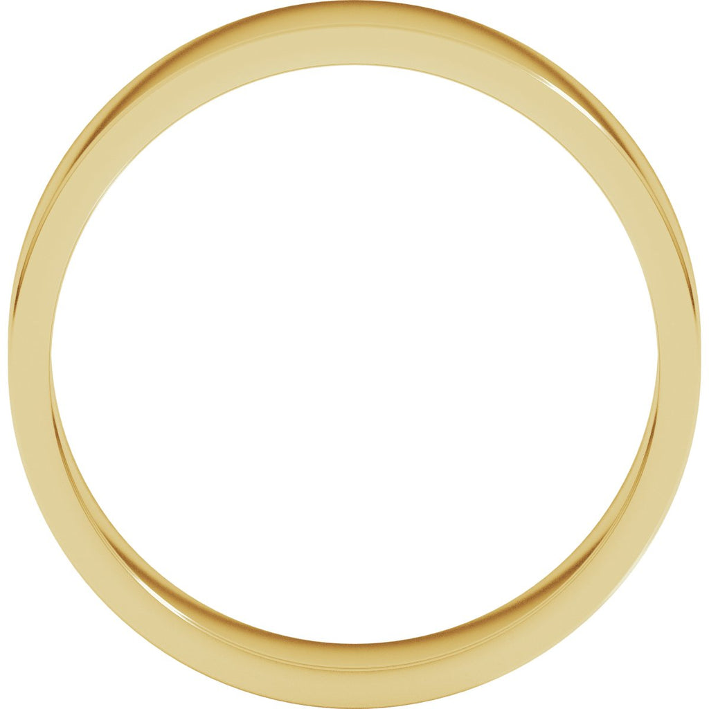 5 mm Flat Band in 14k yellow gold
