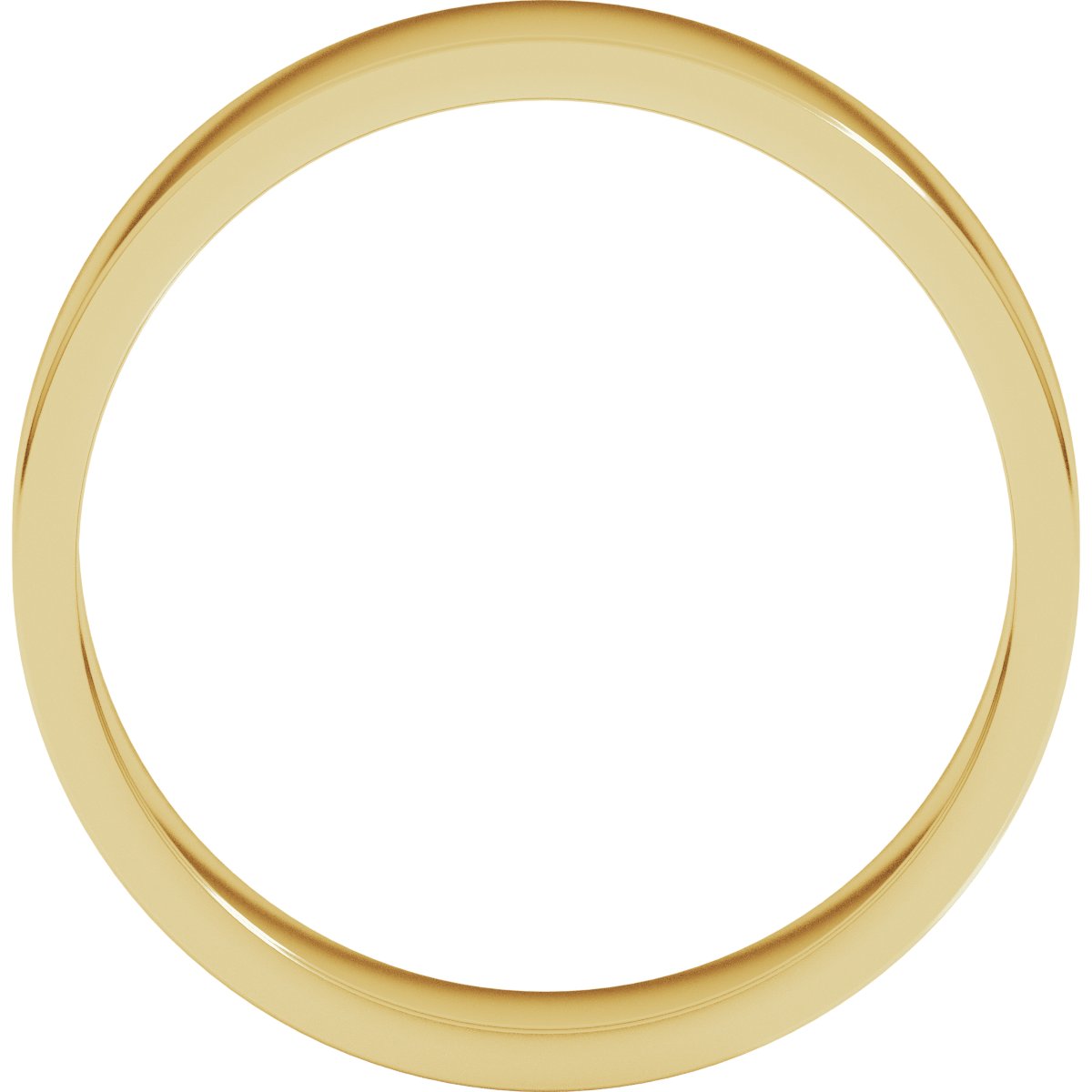5 mm Flat Band in 14k yellow gold