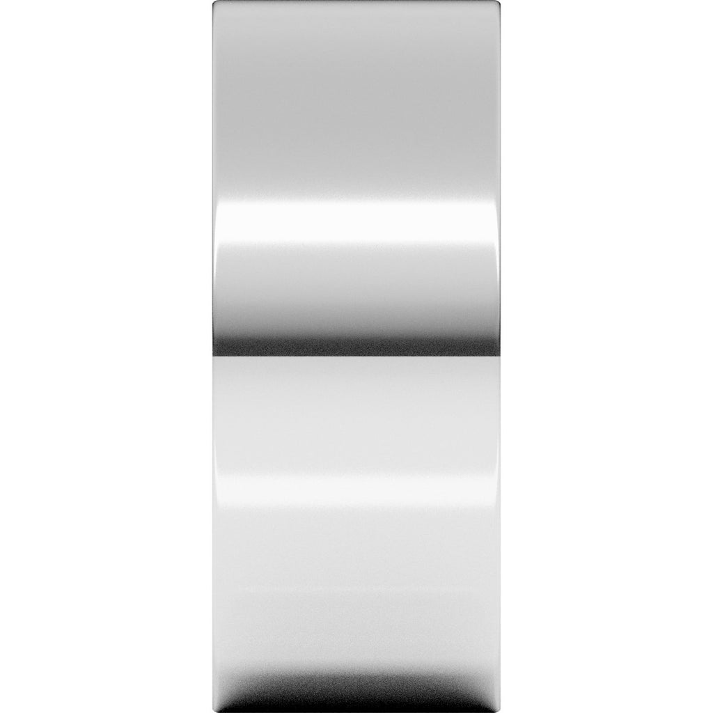 8 mm Flat Band in 14k white gold