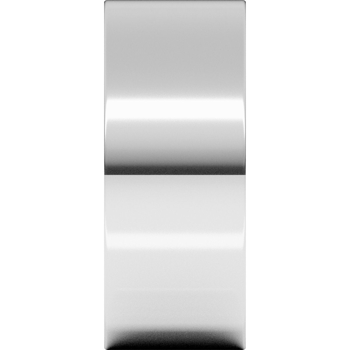 8 mm Flat Band in 14k white gold