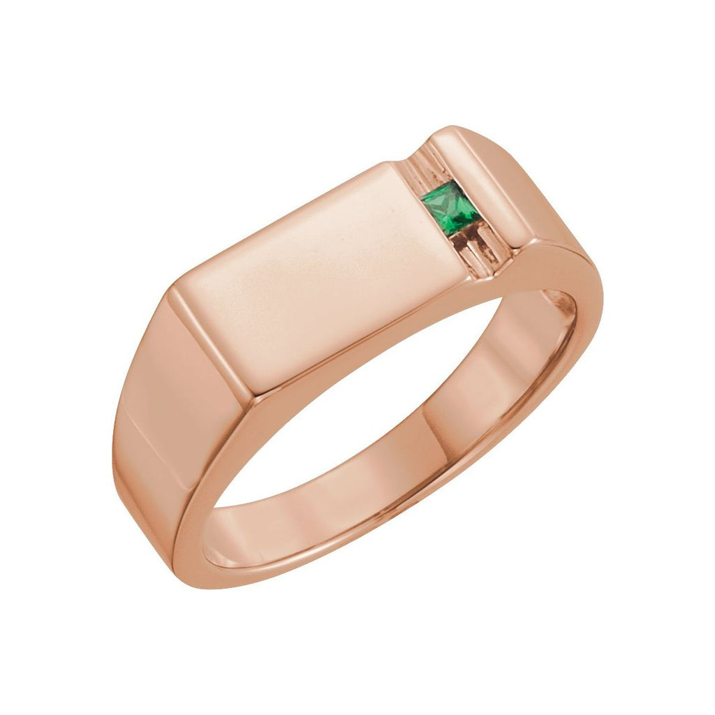 Engravable Family Signet Ring