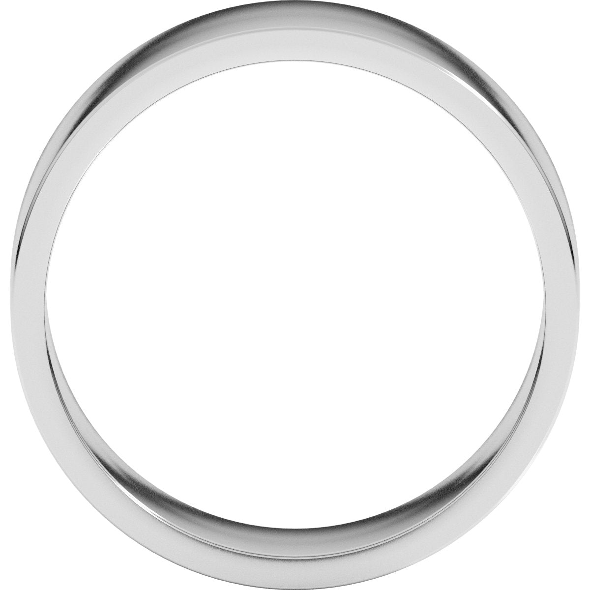 7 mm Flat Band in 14k white gold