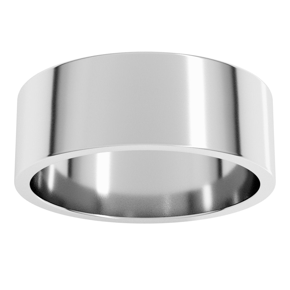 7 mm Flat Band in 14k white gold