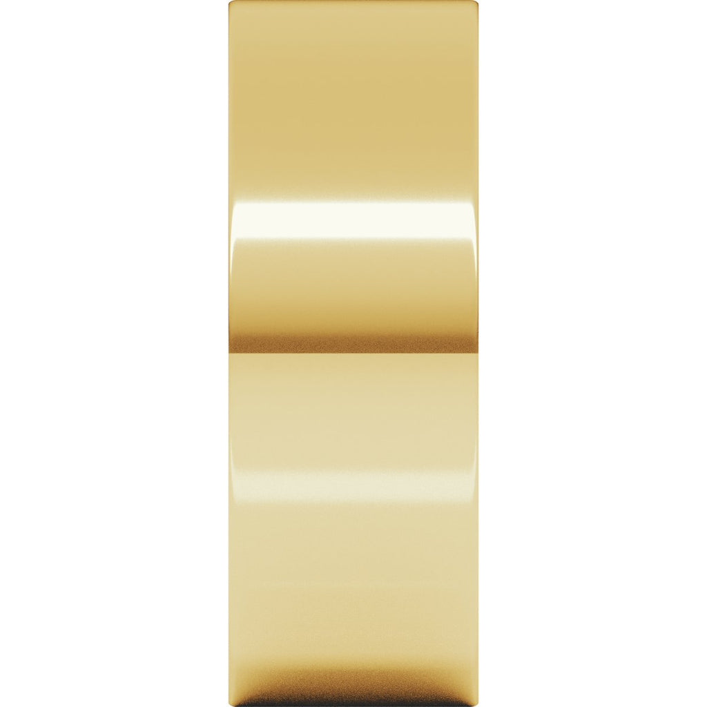 7 mm Flat Band in 14k yellow gold