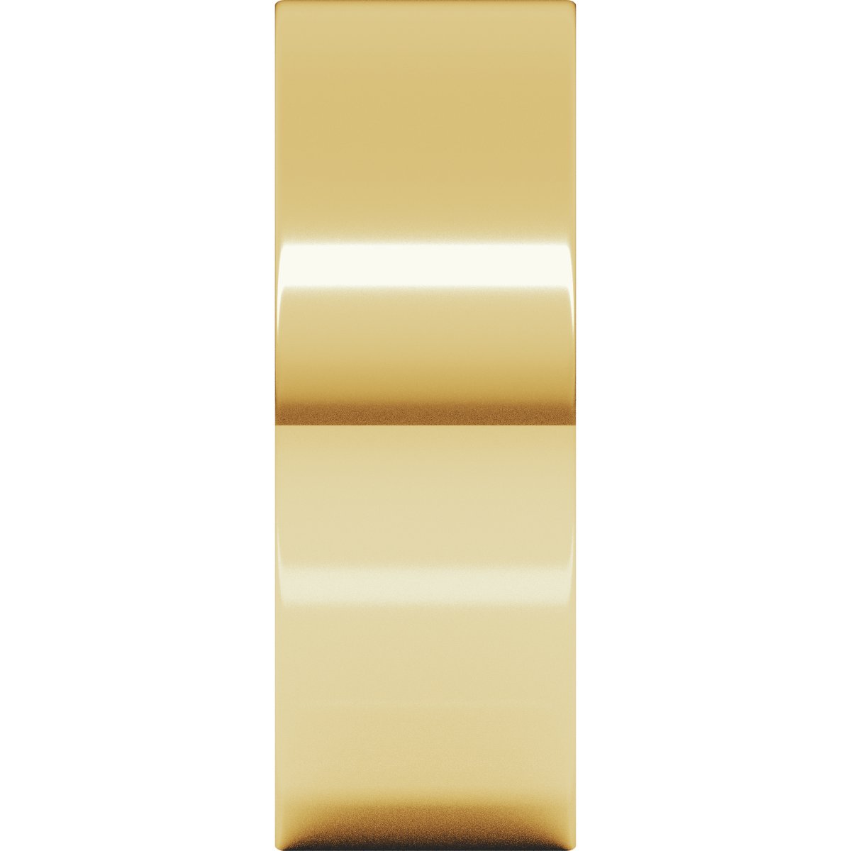 7 mm Flat Band in 14k yellow gold