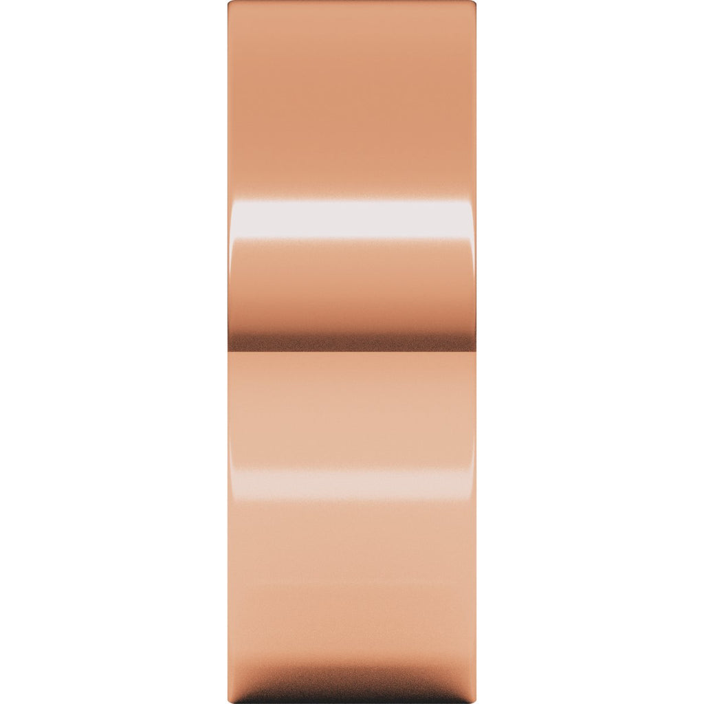 7 mm Flat Band in 14k rose gold