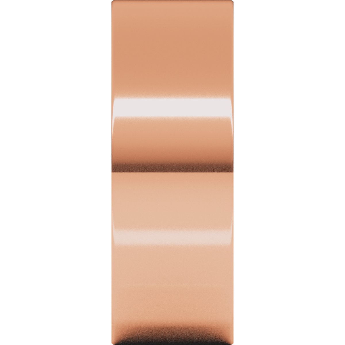 7 mm Flat Band in 14k rose gold