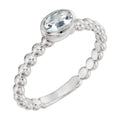 .05 CTW Natural Diamond Family Stackable Ring in 14k white gold
