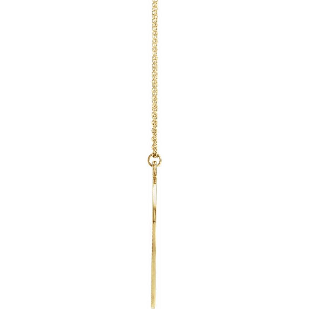 Sunburst Necklace in 14k yellow gold