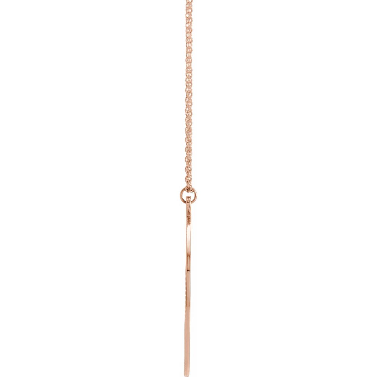 Sunburst Necklace in 14k rose gold