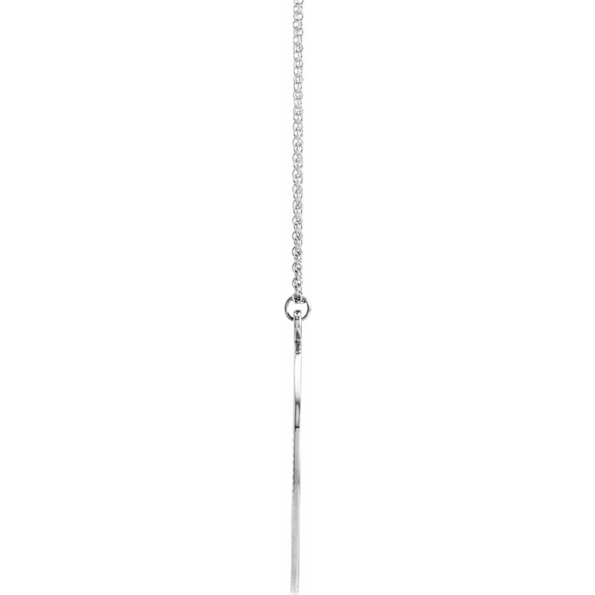 Sunburst Necklace in 14k white gold