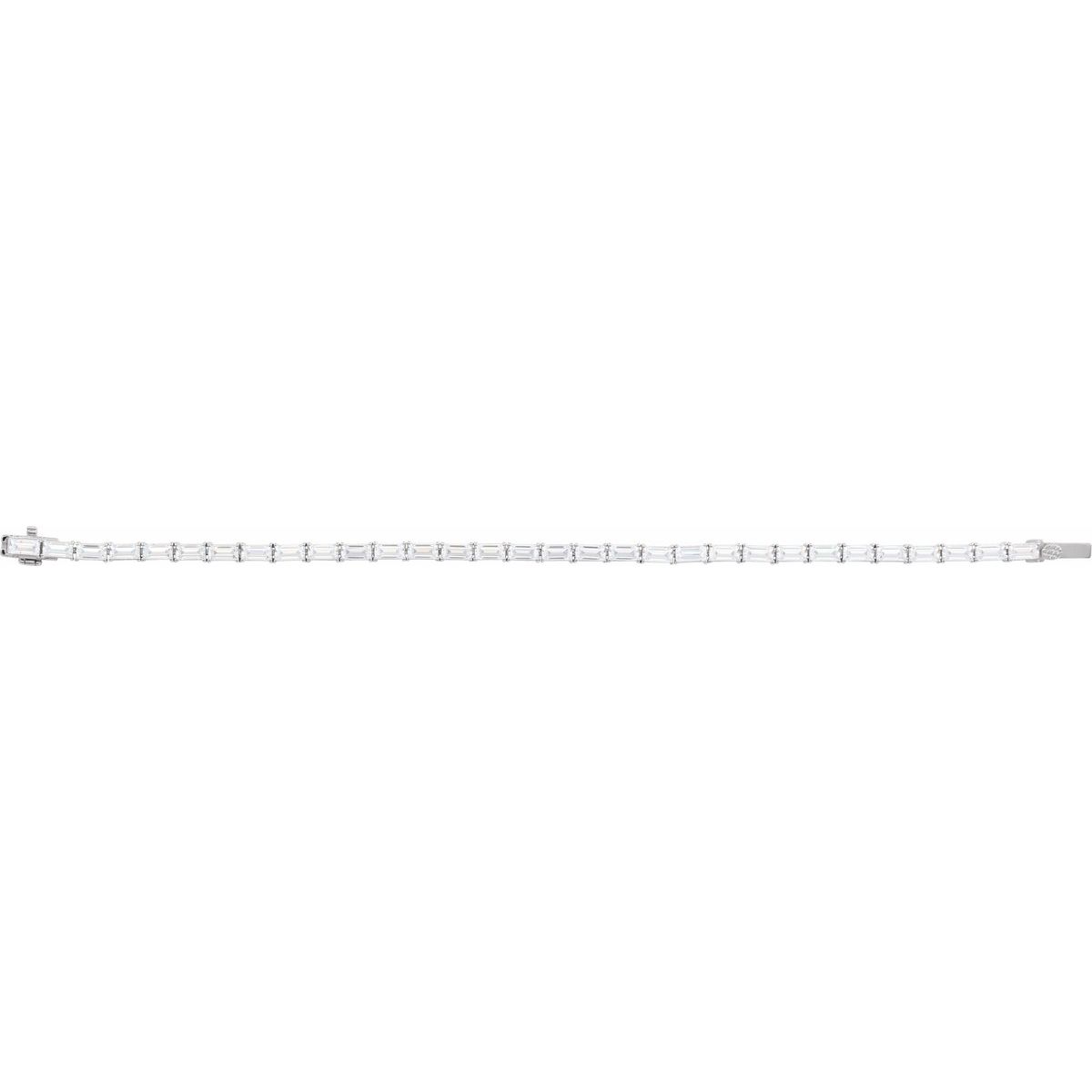 6 1/5 CTW Lab-Grown Diamond Bracelet in 14k white gold