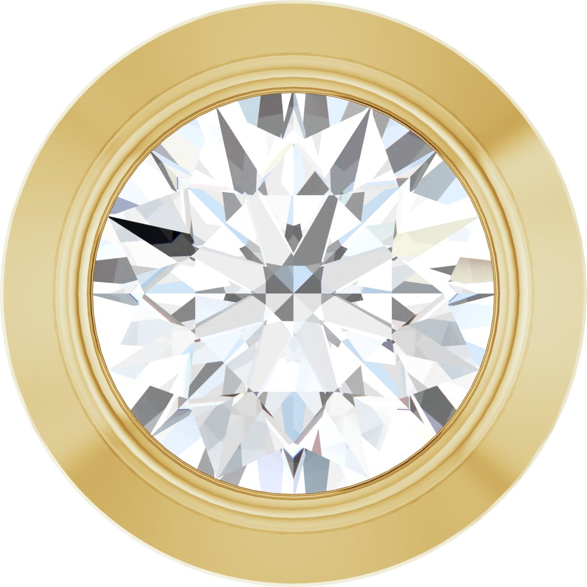 .06 CT Natural Diamond Slide Pendant in 14k yellow gold