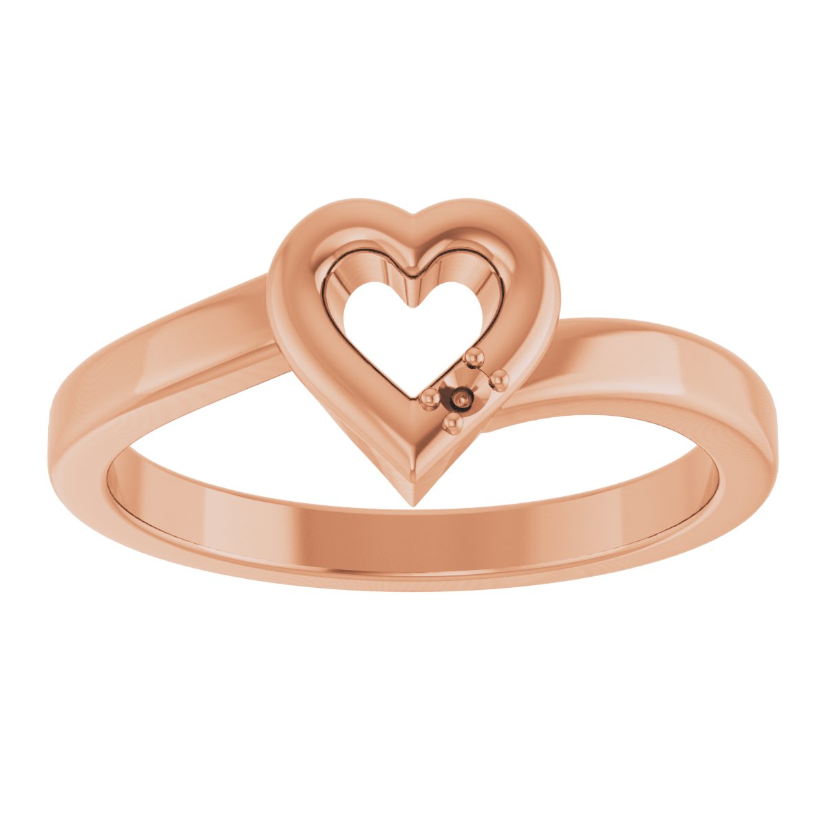 Family Engravable Heart Ring