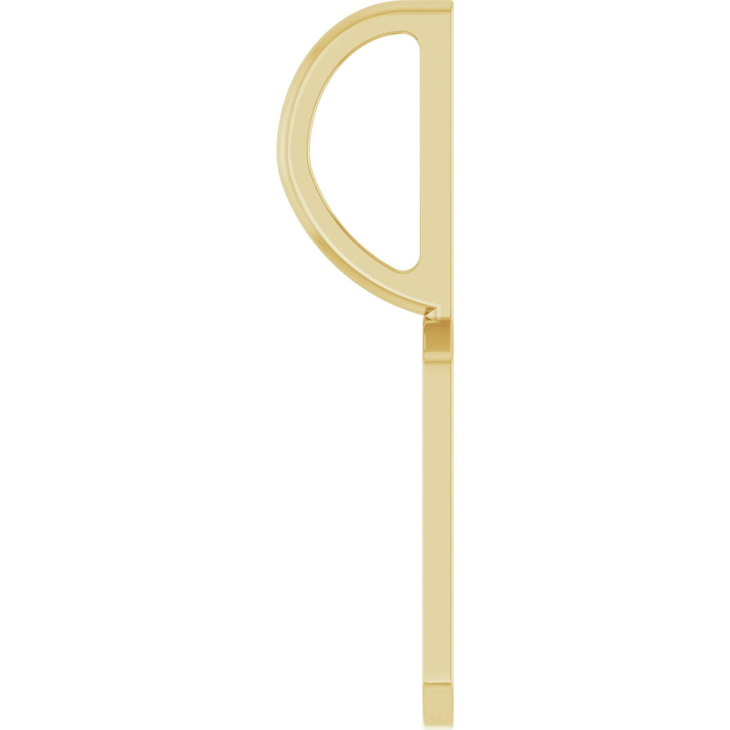 Engravable Dog Tag Charm/Pendant in 14k yellow gold