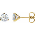 1 1/5 CTW Lab-Grown Diamond Stud Earrings in 14k yellow gold