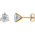 1 1/2 CTW Lab-Grown Diamond Stud Earrings in 14k yellow gold
