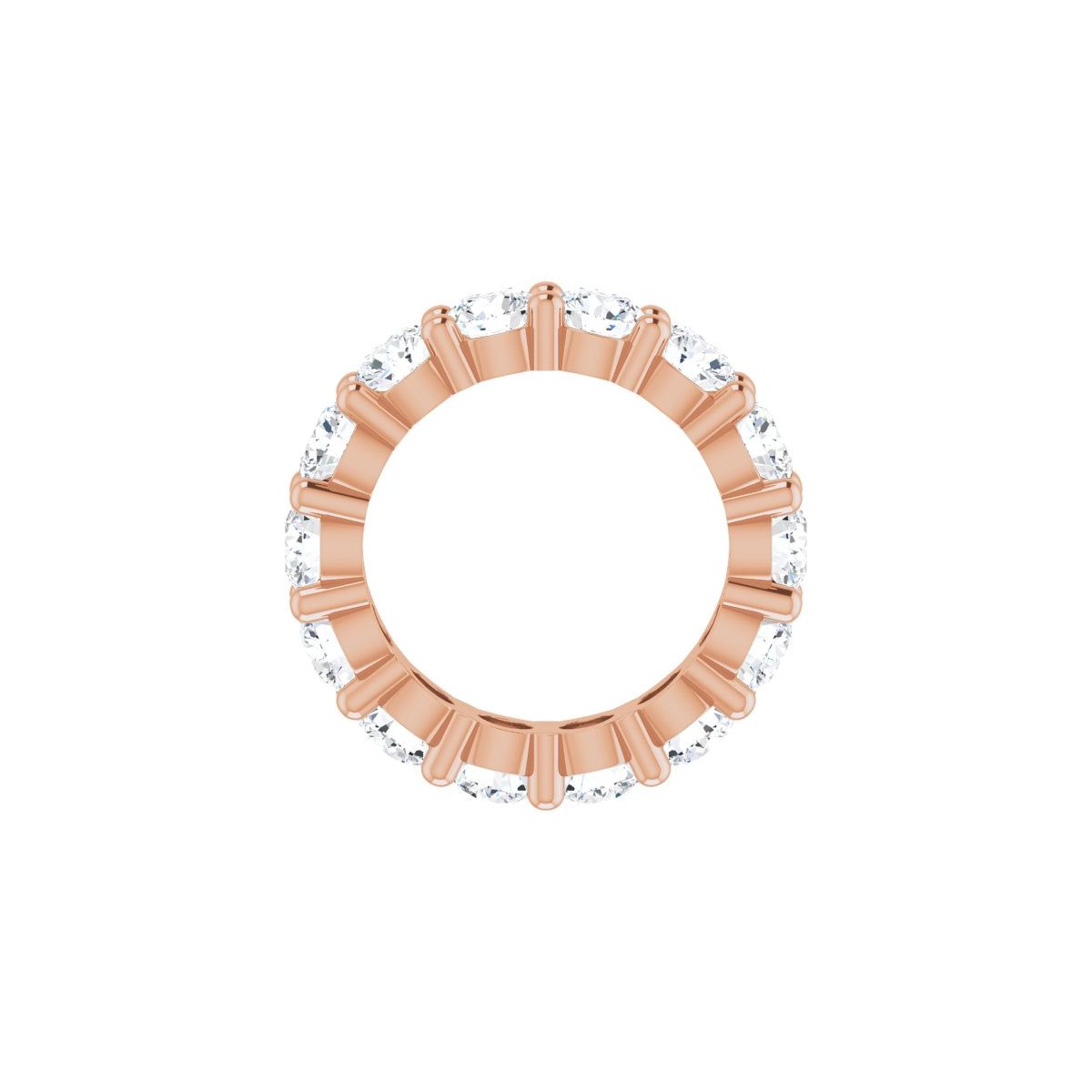 3 3/4 CTW Lab-Grown Diamond Eternity Band in 14k rose gold