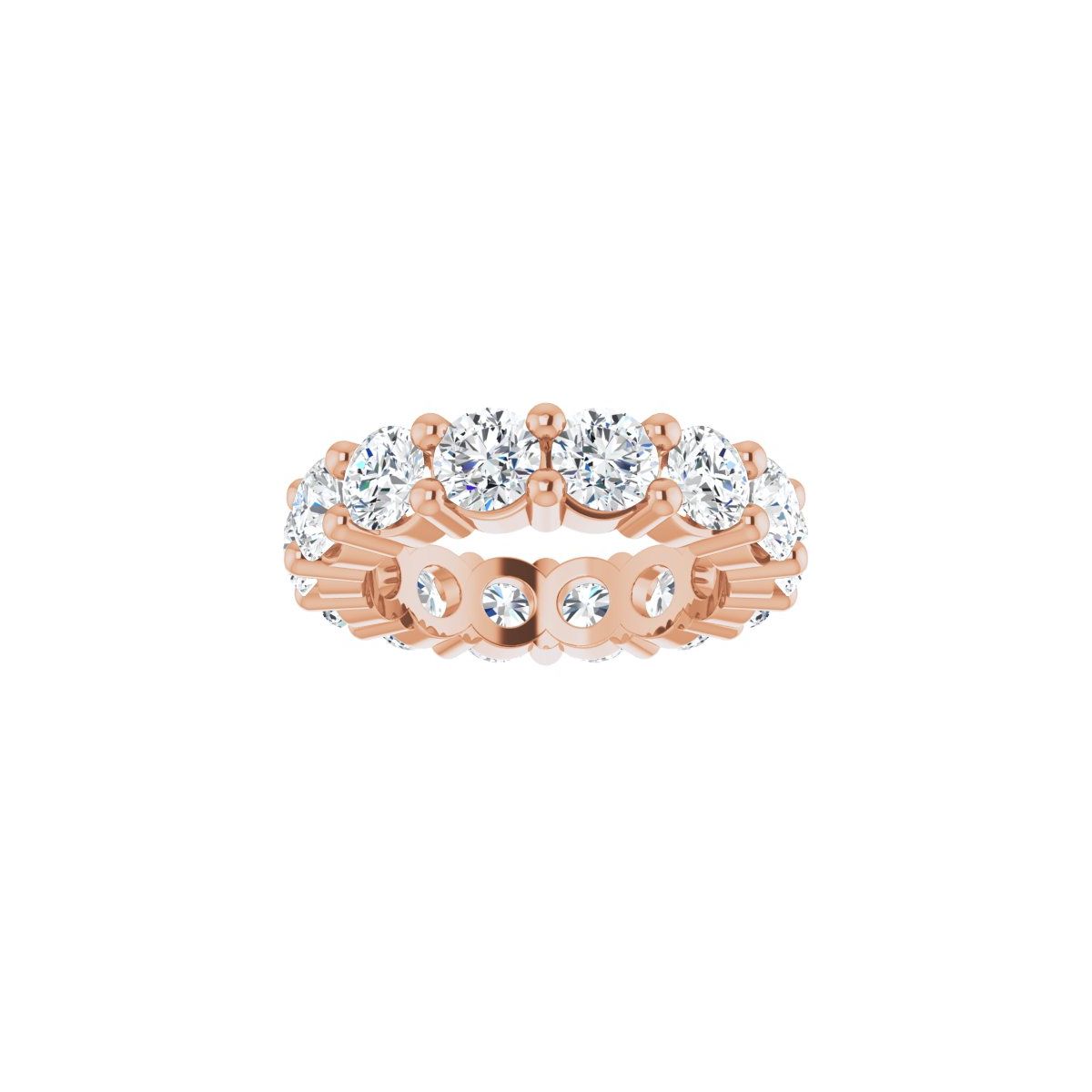 3 3/4 CTW Lab-Grown Diamond Eternity Band in 14k rose gold
