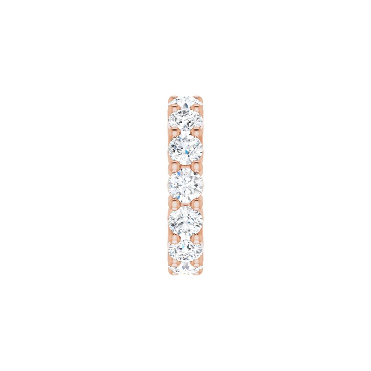 3 3/4 CTW Lab-Grown Diamond Eternity Band in 14k rose gold