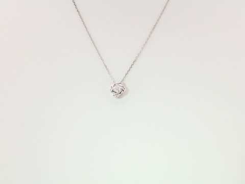 1/6 CTW Natural Diamond Knot Necklace video