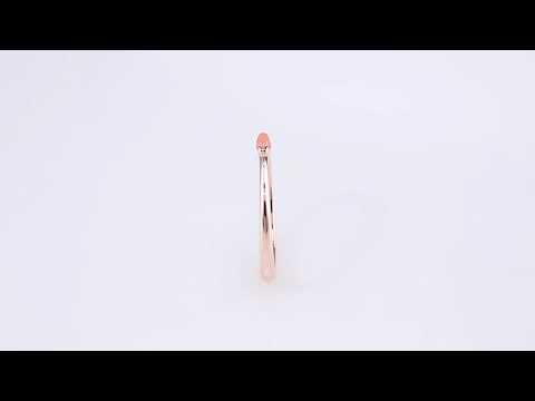 Natural Pink Coral Stackable Ring video
