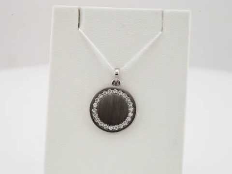 1/5 CTW Natural Diamond Engravable 16-18" Necklace video